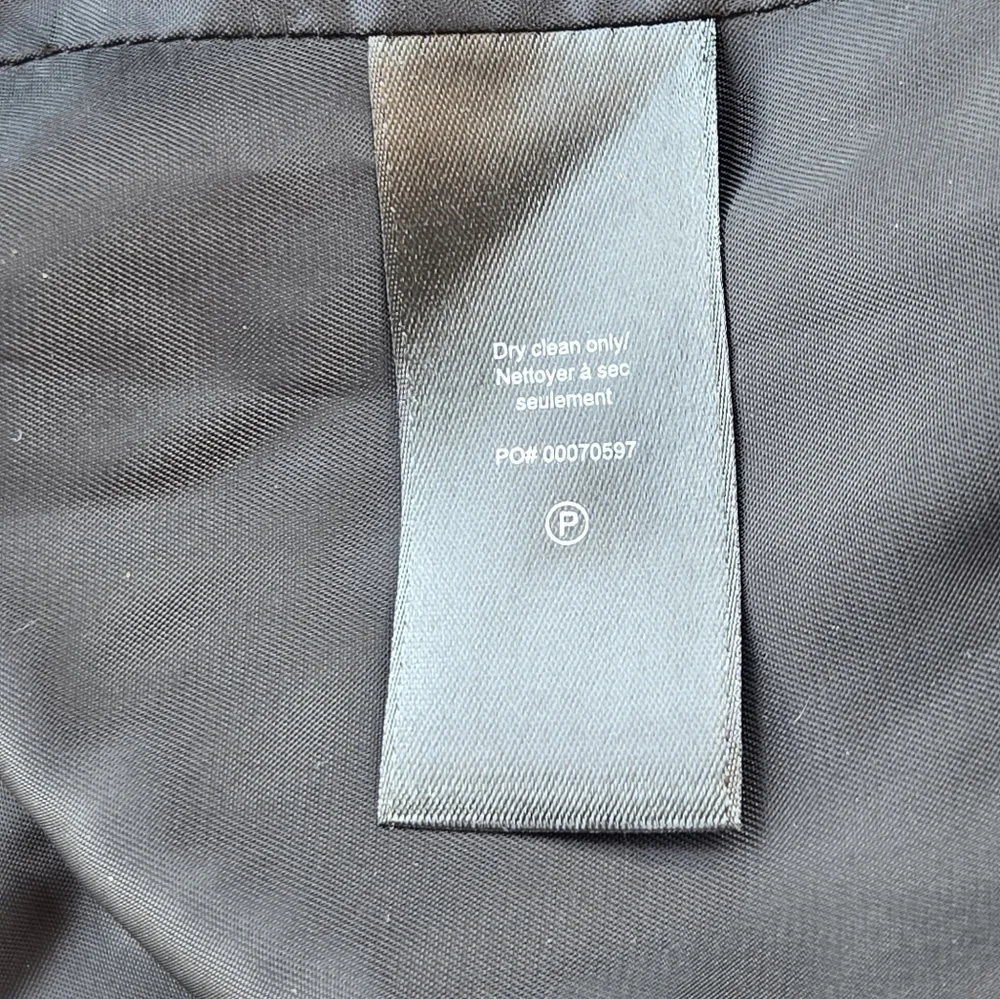 Rag & Bone Ezra Cotton-Blend Linton Tweed Long Blazer Size 0 Cream And Blue - Picture 8 of 9